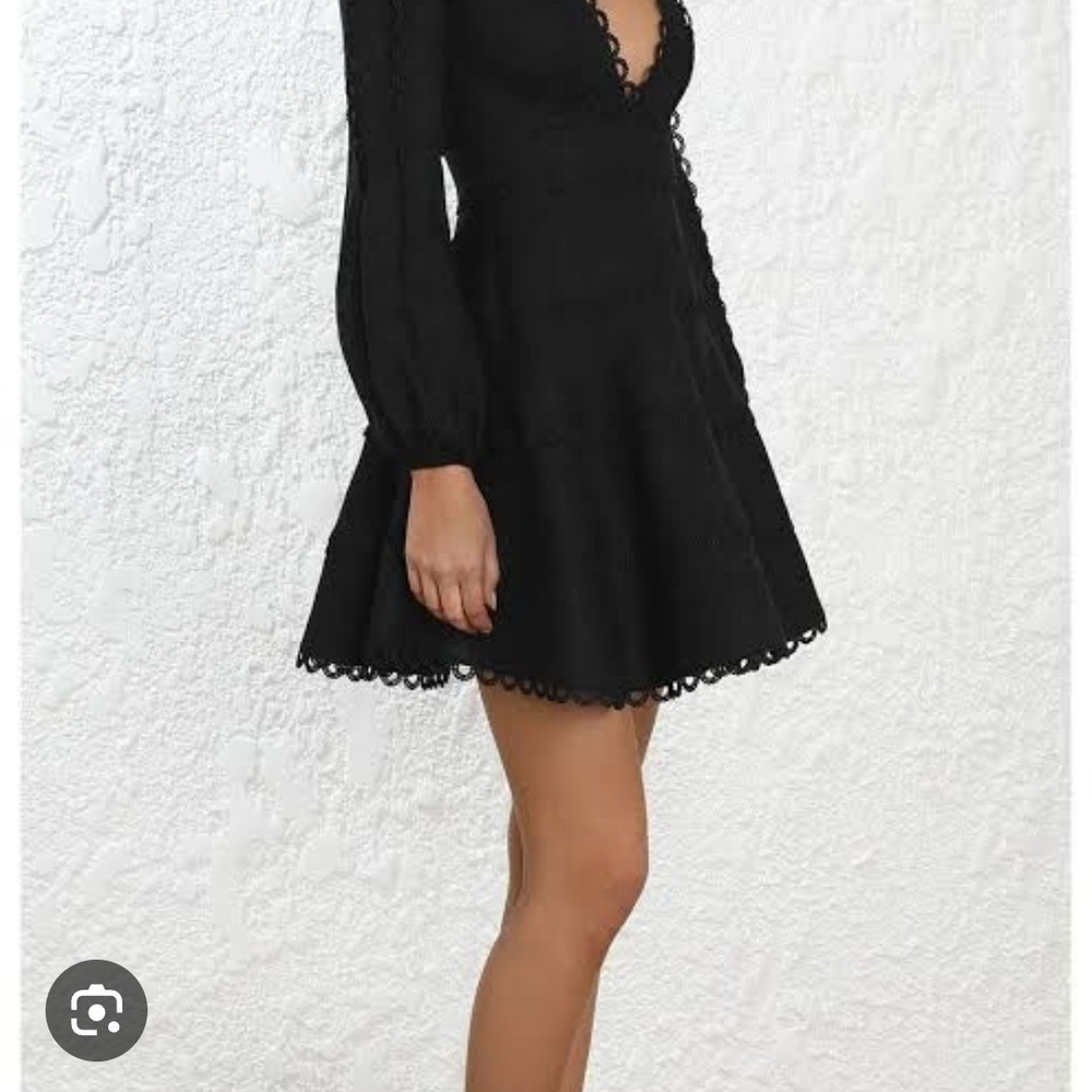 Zimmermann Heathers Flounce Short Dress